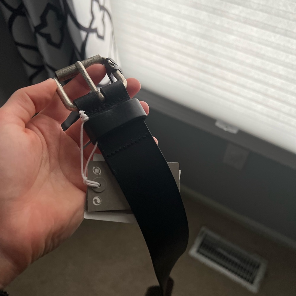 NWT H&M Mens Black Belt
